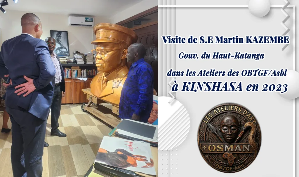 Visite dans les ateliers d’art OBTGF à Kinshasa
